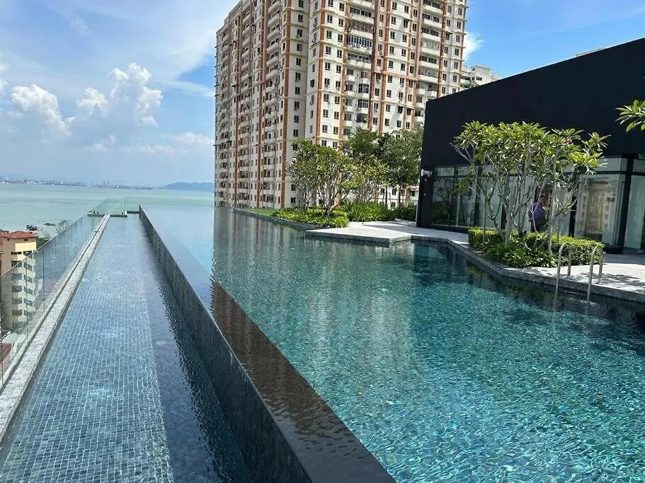 Apartment Urban Suites Jelutong Georgetown 2Br Leisure City Night View Malaysia